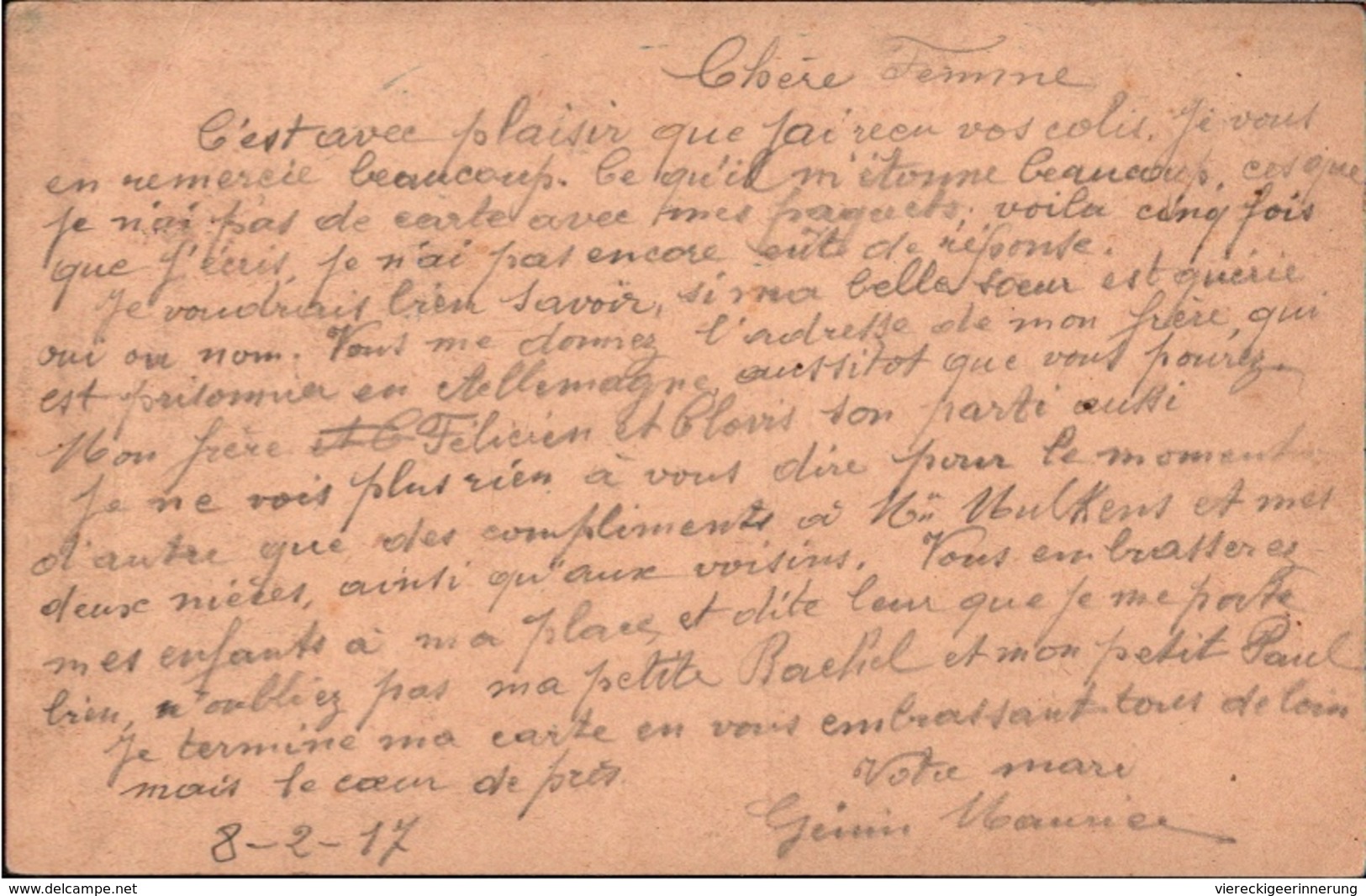 ! Alte Ganzsache, Deutsches Reich, 1917, Zivilarbeiterpostkarte Militär Eisenbahnwerkstatt Vieuse Condie Zensur, Censure - Altri & Non Classificati