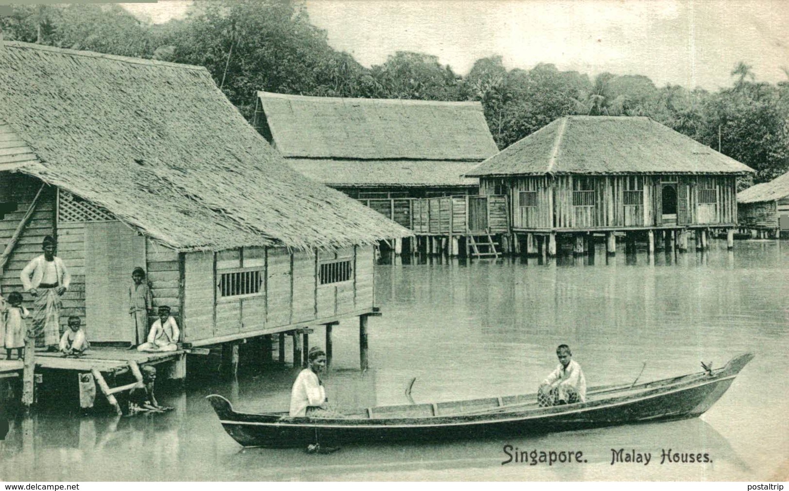 SINGAPUR // SINGAPORE. MALAY HOUSES - Singapore