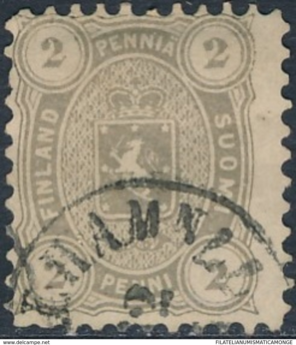 Finlandia 1875  Yvert Tellier  13a Escudo : 2 Penniä US - Otros & Sin Clasificación