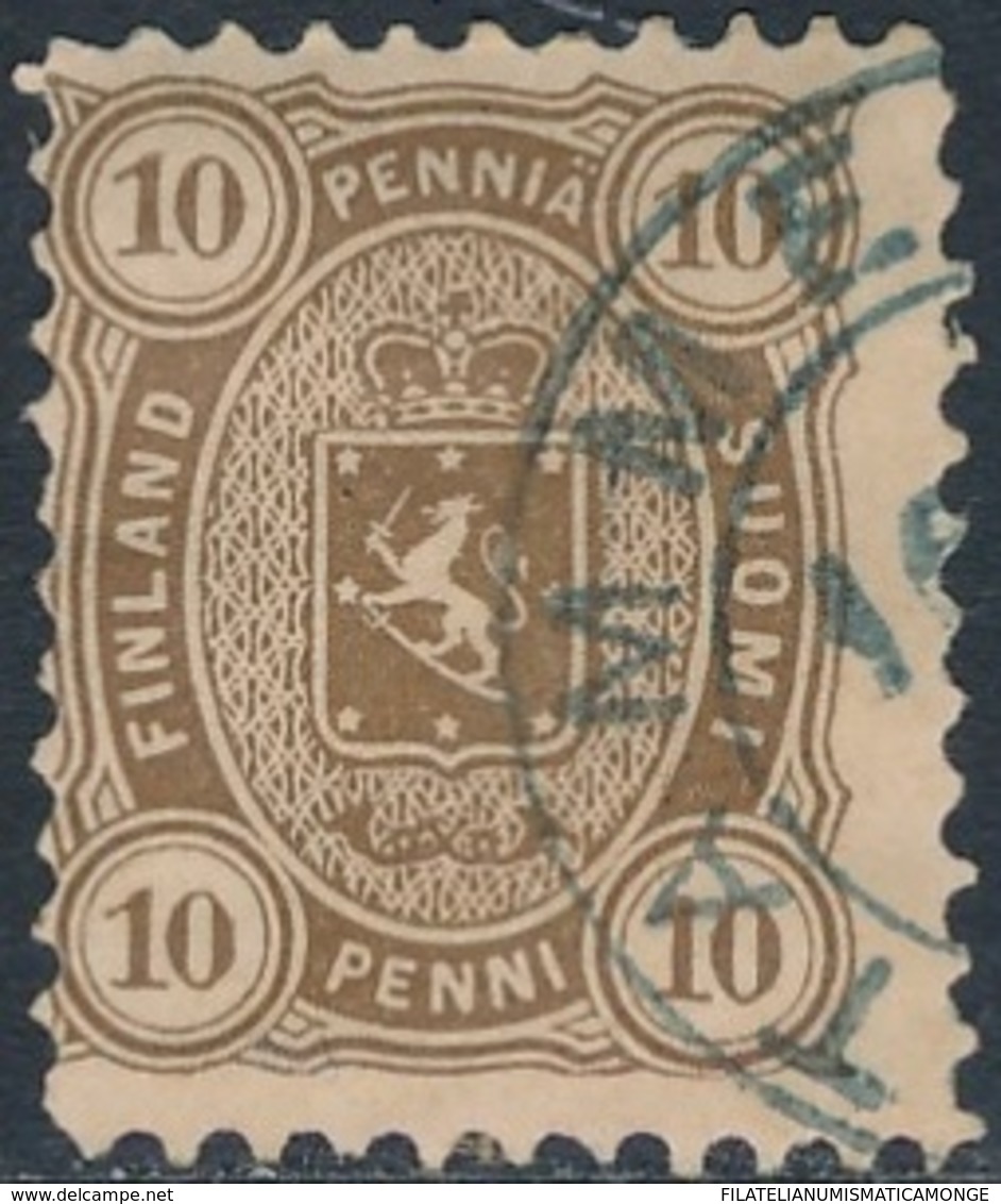 Finlandia 1875  Yvert Tellier  15a Escudo - 10 Penniä US - Otros & Sin Clasificación