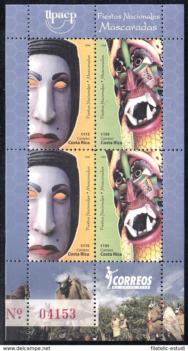 Costa Rica 877/78 2008  Serie América UPAEP. Fiestas Nacionales MNH - Altri & Non Classificati