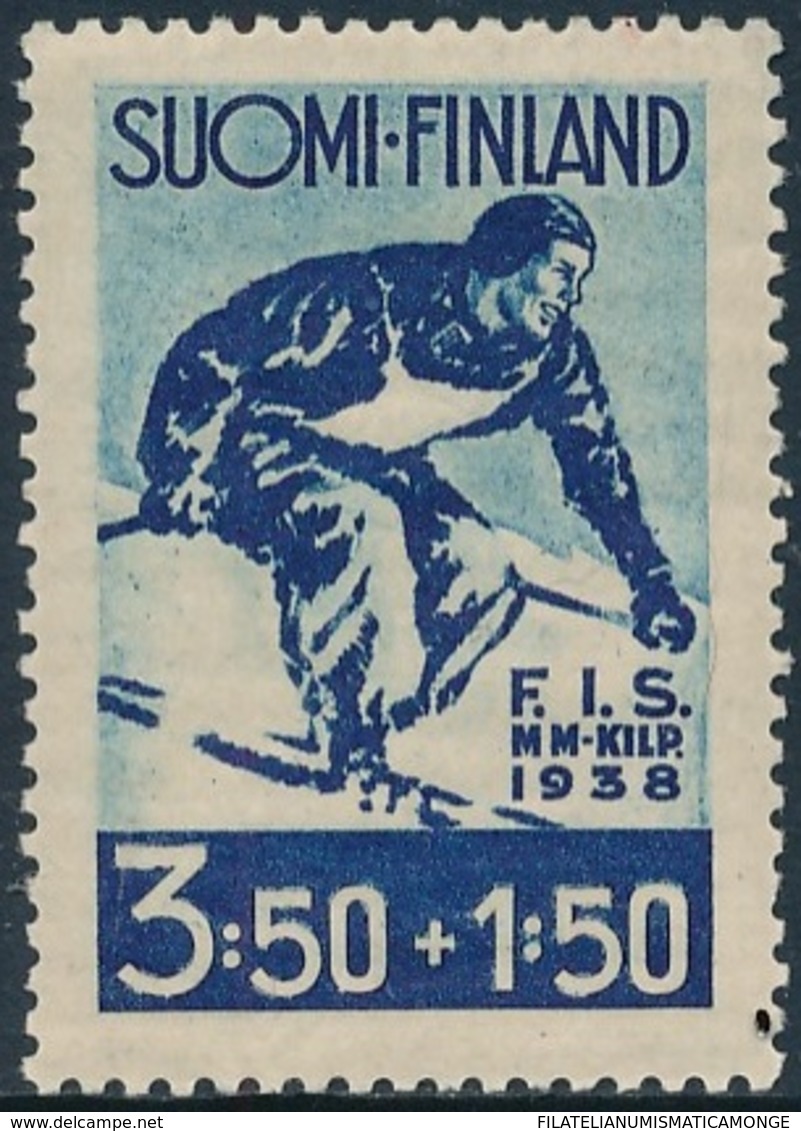 Finlandia 1938  Yvert Tellier  202 Deportes  ** - Otros & Sin Clasificación