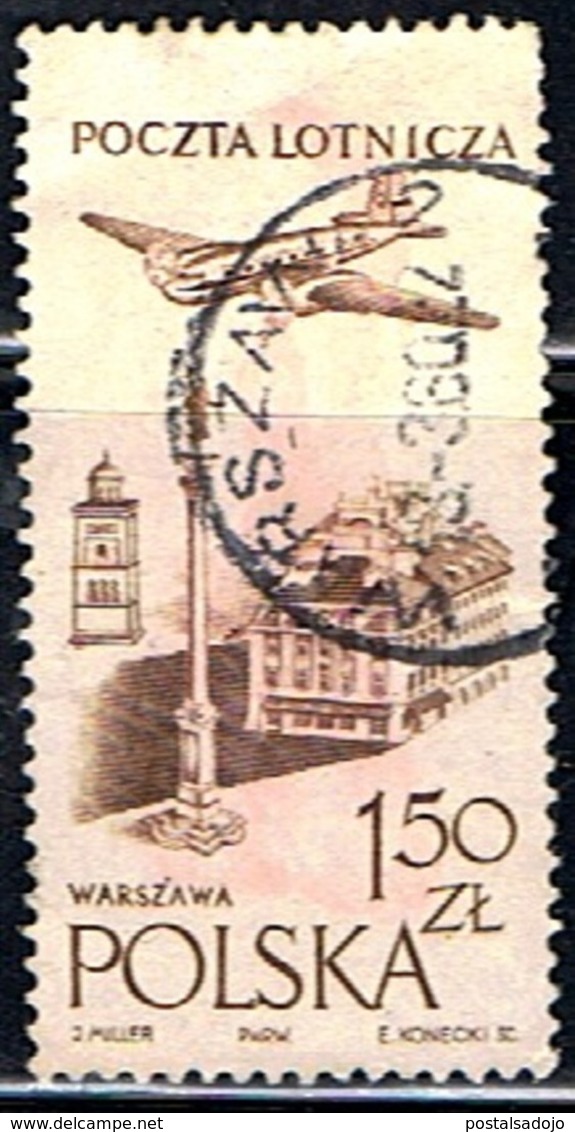 (POL 395) POLAND  // YVERT 42 // 1957-58 - Used Stamps