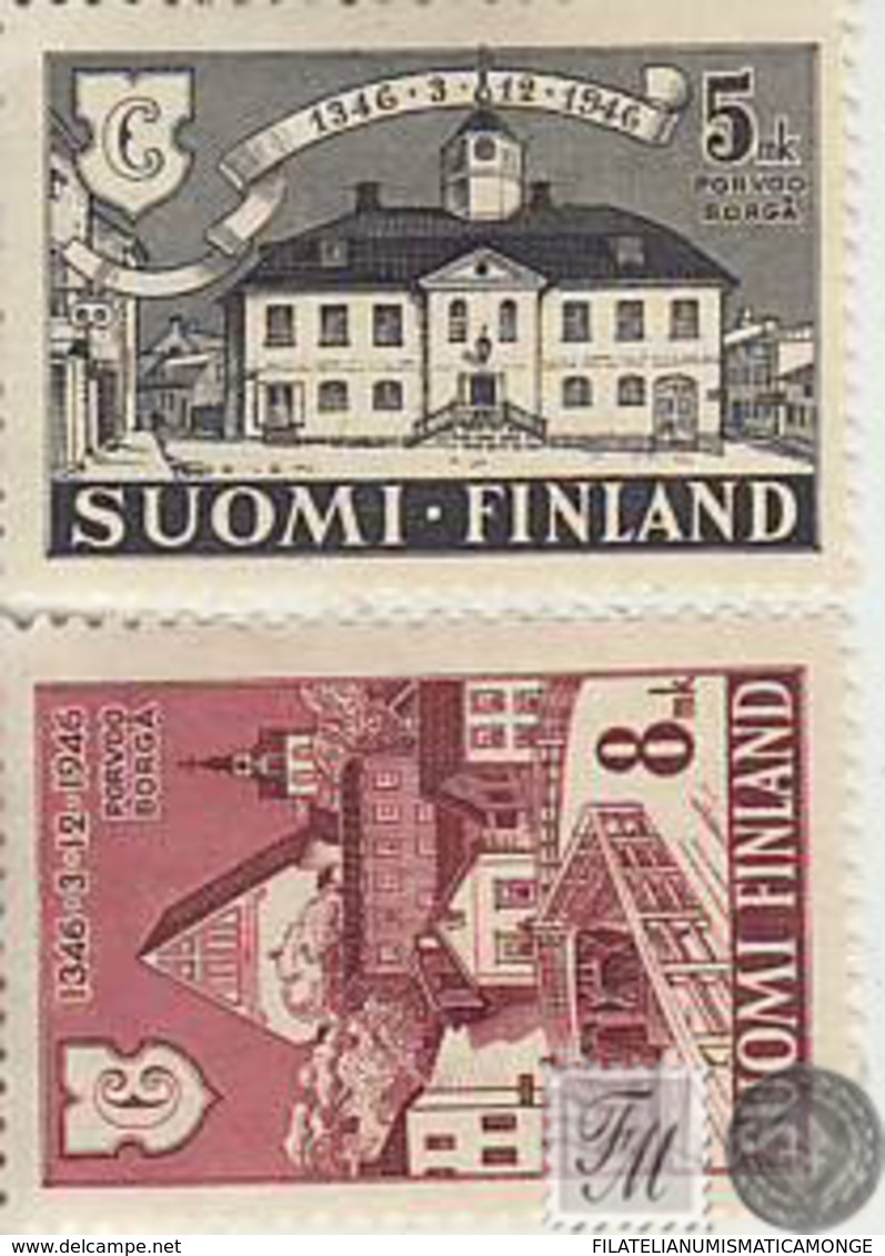 Finlandia 1946  Yvert Tellier  317/18 Fundacion  */NH - Andere & Zonder Classificatie