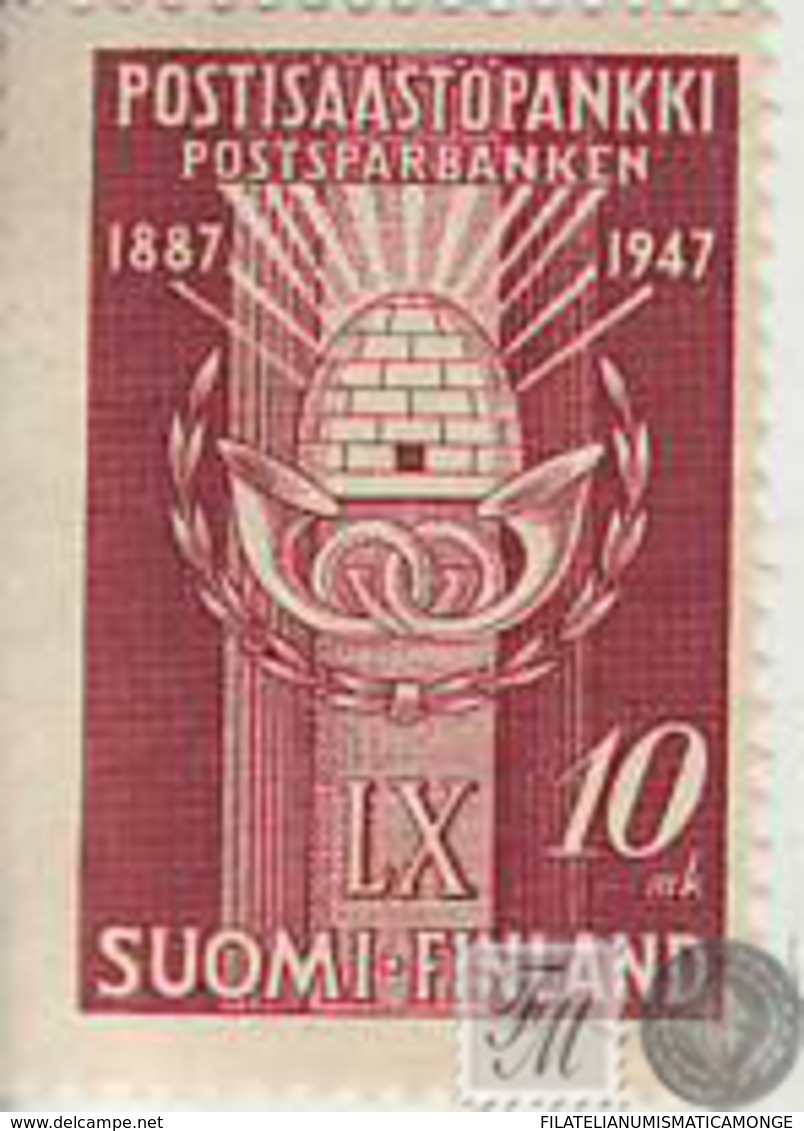 Finlandia 1947  Yvert Tellier  321 Aniversario Postal  ** - Autres & Non Classés