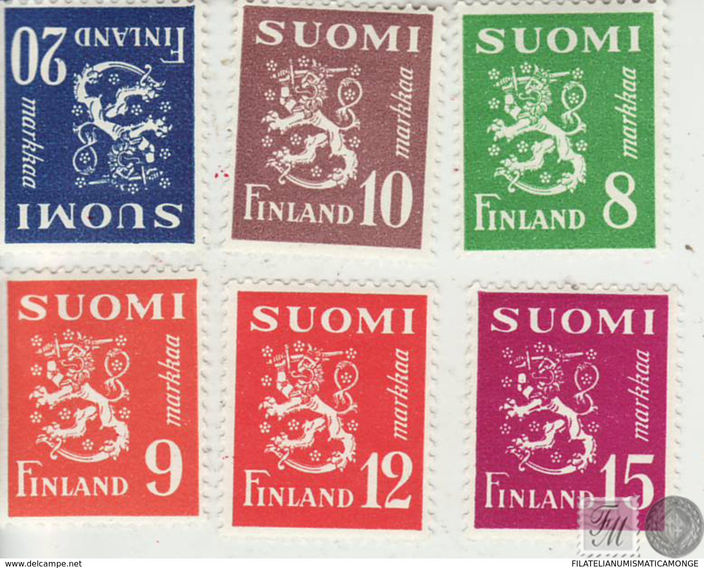 Finlandia 1950  Yvert Tellier  362/67 Serie Basica */NH - Autres & Non Classés