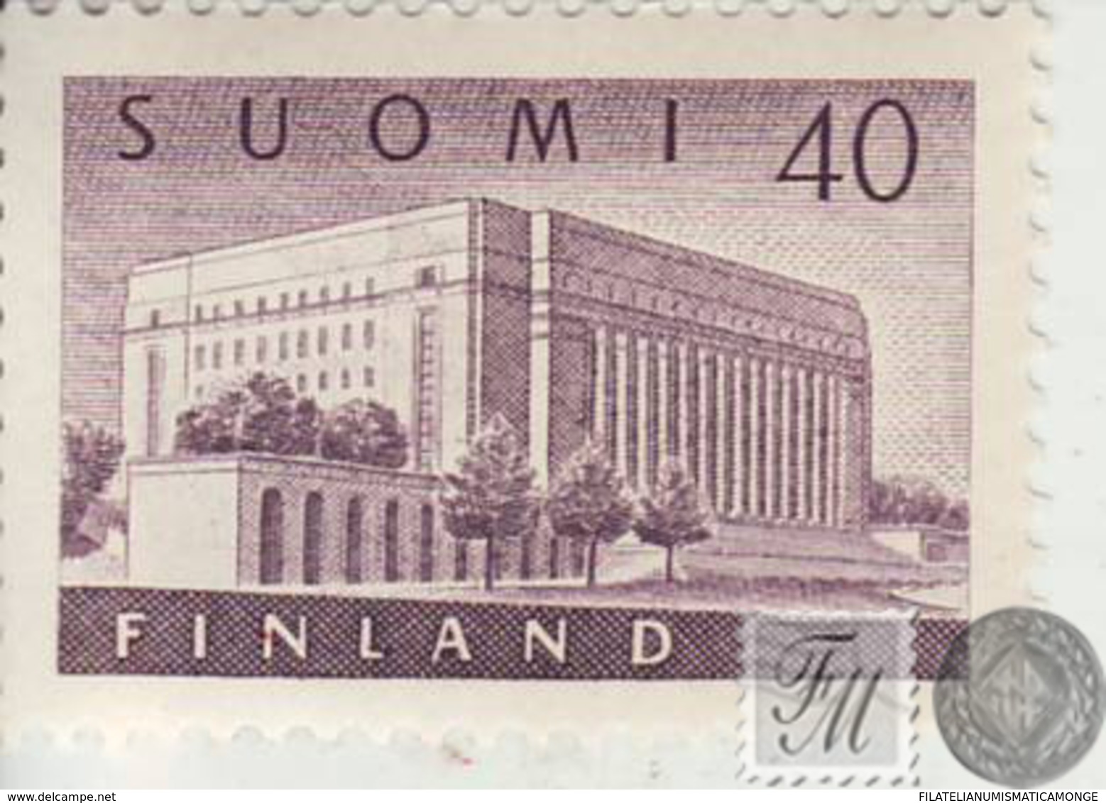 Finlandia 1956  Yvert Tellier  447 Arquitectura  */NH - Other & Unclassified