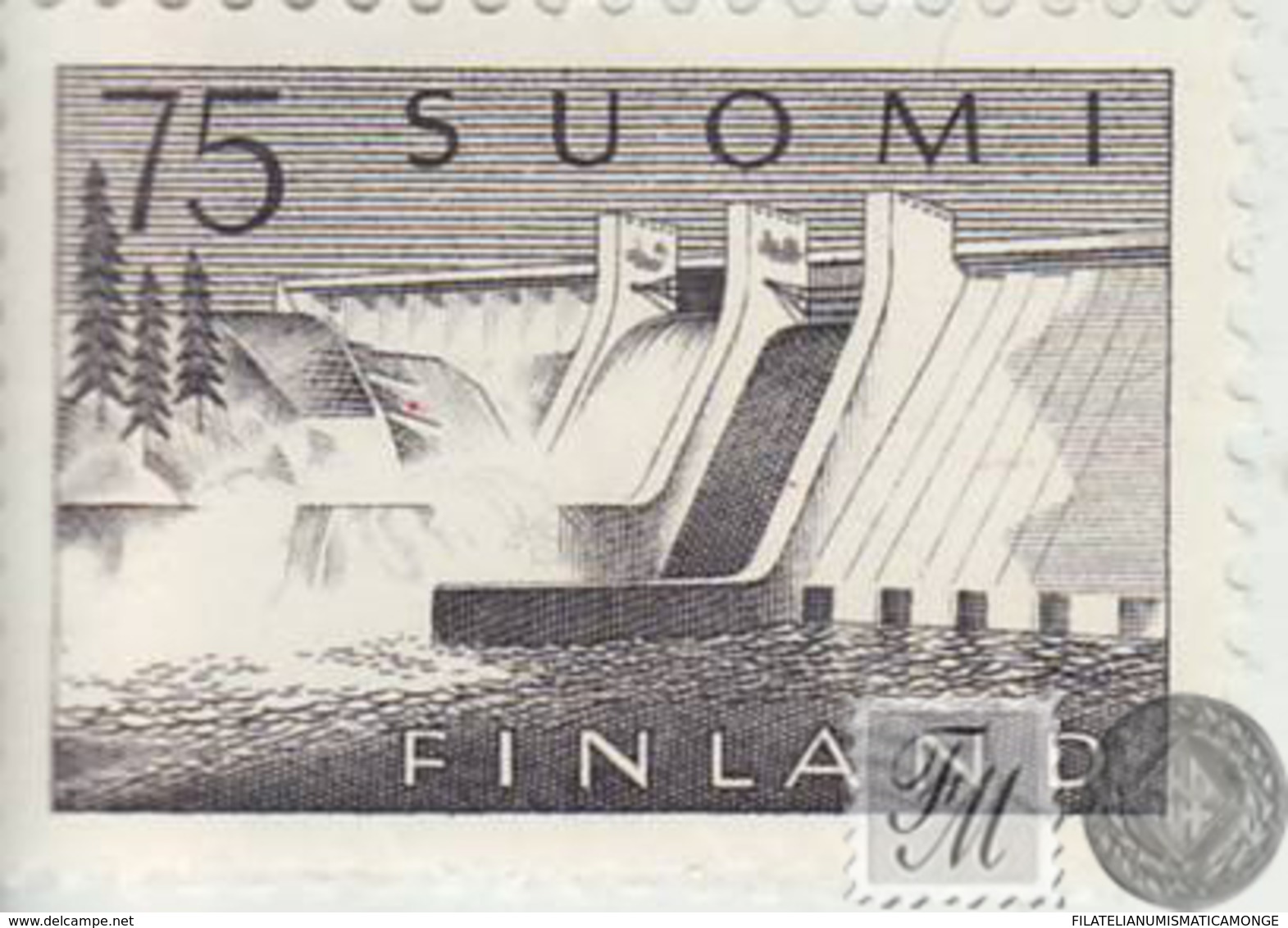 Finlandia 1959  Yvert Tellier  485 Presa De Agua  */NH - Andere & Zonder Classificatie
