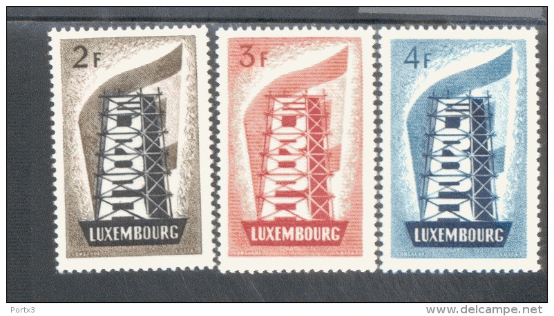 CEPT Luxemburg 555 - 557  ** Postfrisch MNH - 1956