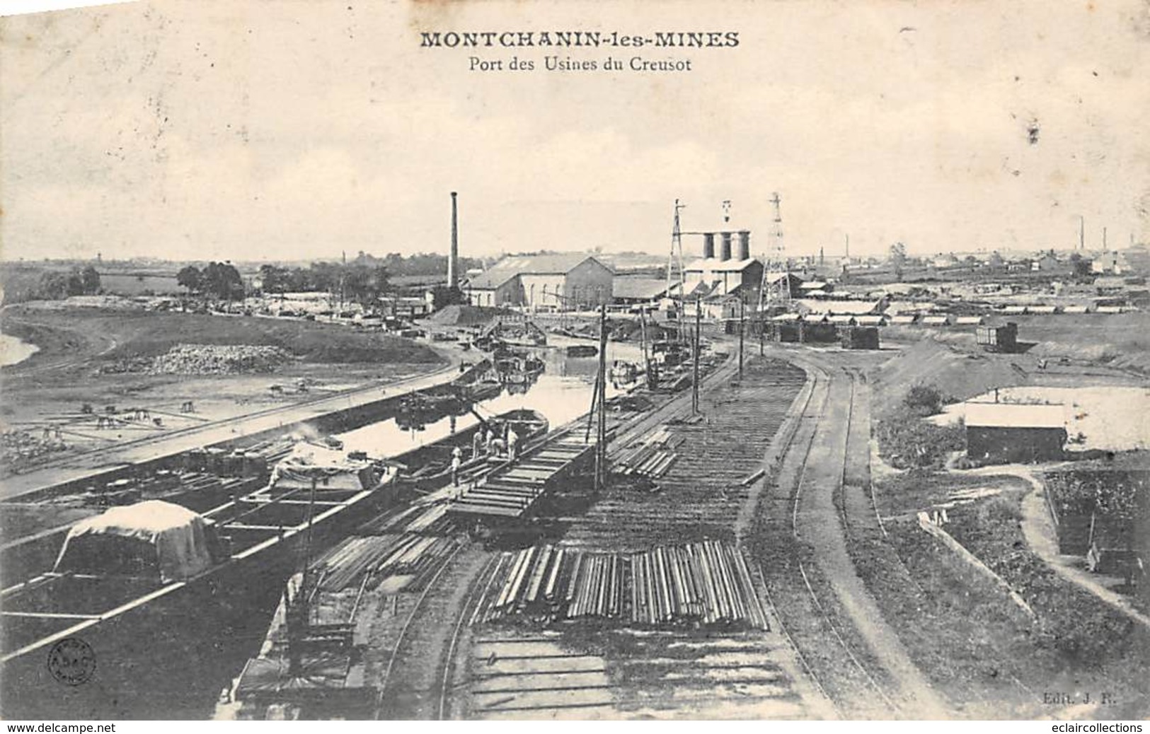 Montchanin Les Mines         71   Port Des Usines Du Creusot         (voir Scan) - Sonstige & Ohne Zuordnung