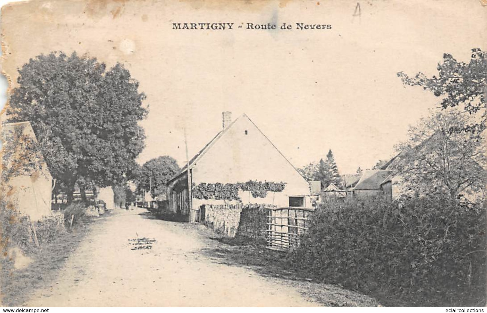 Martigny          71       Route De Nevers           (Rognures Voir Scan) - Autres & Non Classés