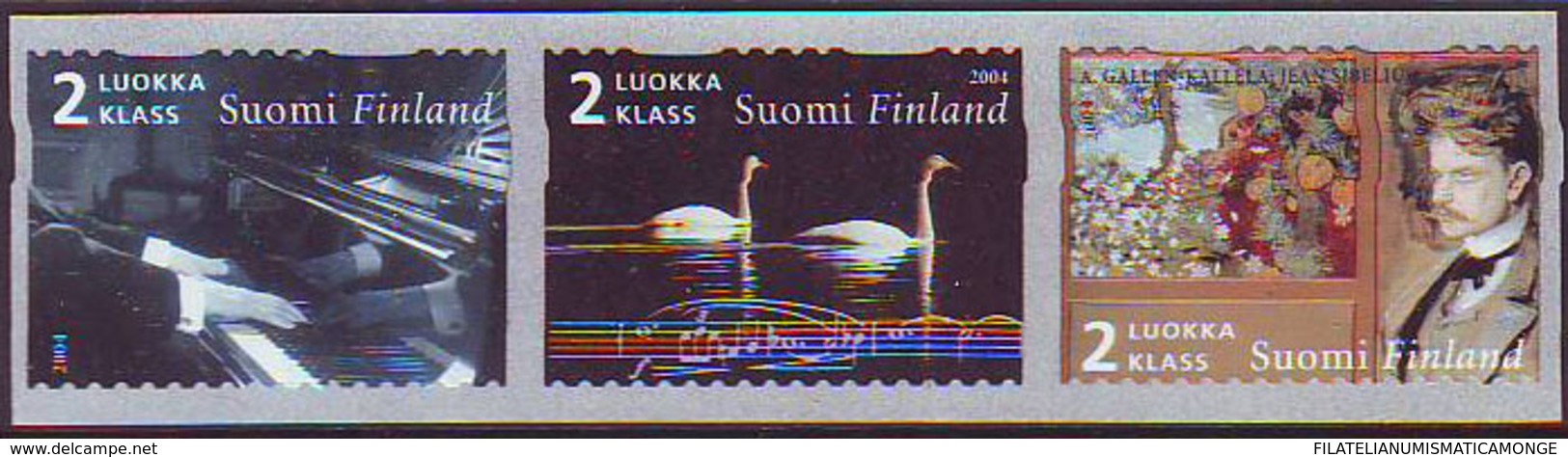 Finlandia 2004  Yvert Tellier  1649/51 Musica/Jean Sibelius ** - Unused Stamps