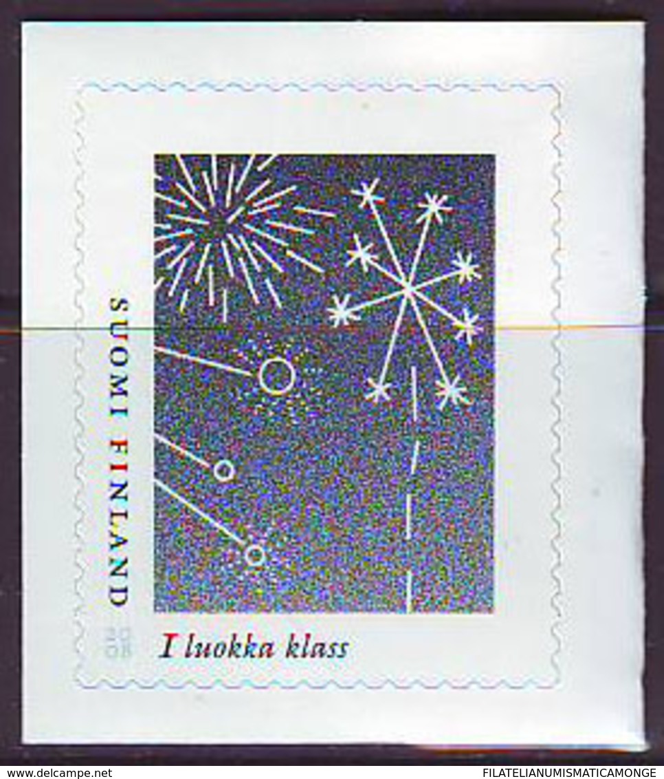 Finlandia 2008  Yvert Tellier  1899 Fuegos Artificiales/sello Personalizado ** - Unused Stamps