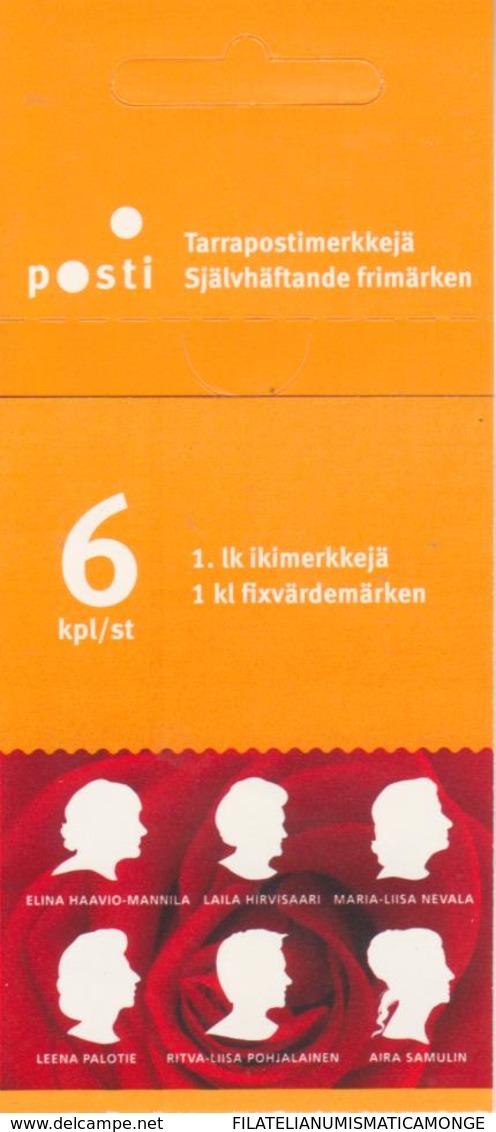 Finlandia 2010  Yvert Tellier  1993 C. Personajes- Mujeres Carnet ** - Ongebruikt