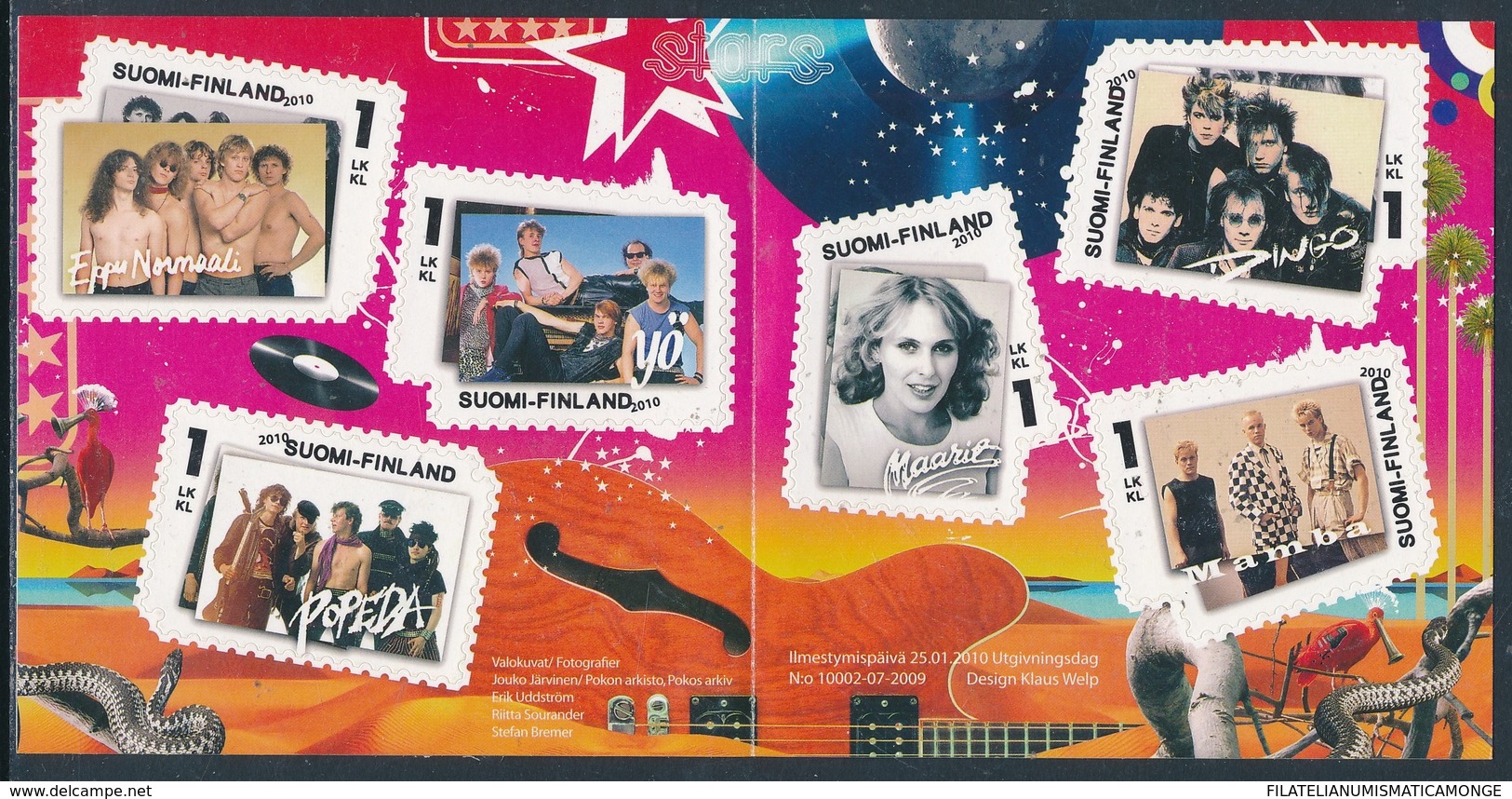 Finlandia 2010  Yvert Tellier  1966 C. Rock Finlandes- Carnet ** - Ongebruikt