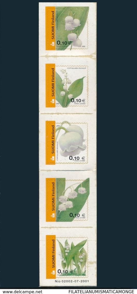 Finlandia 2002  Yvert Tellier  1570/74 Flores Basicas ** - Unused Stamps