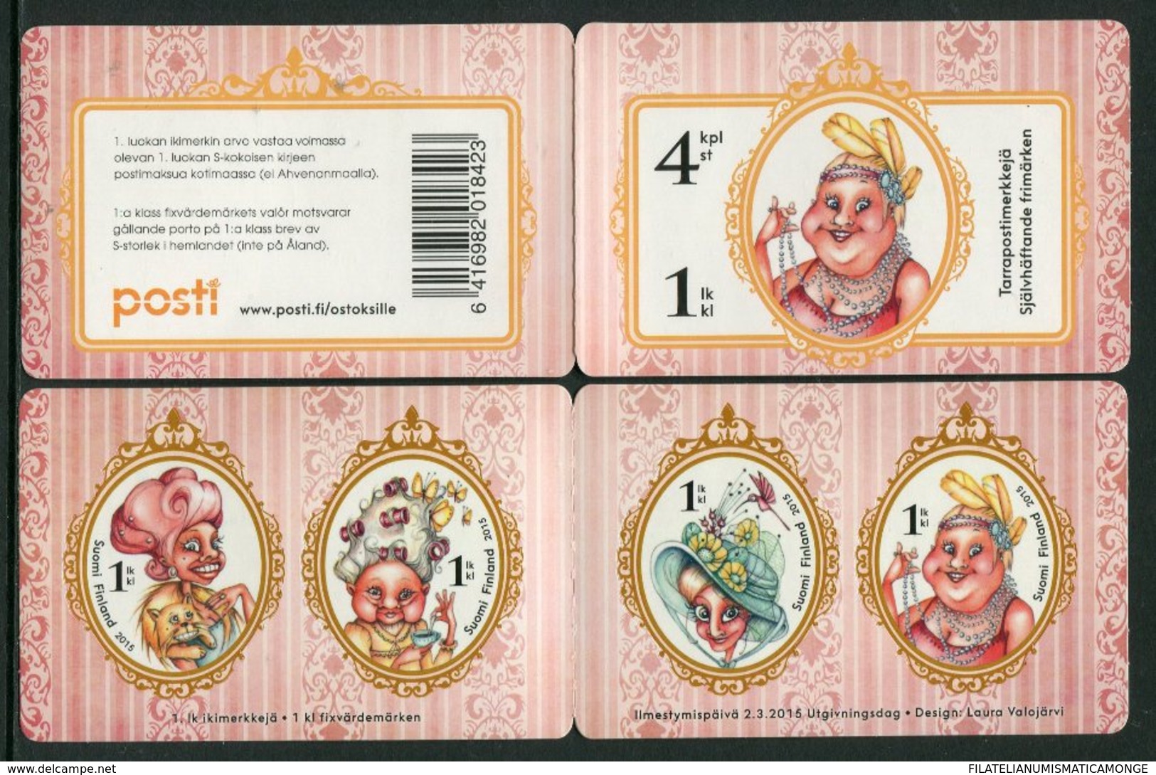 Finlandia 2015  Yvert Tellier  2345 C Dia Inter. Mujer  - Carnet ** - Neufs