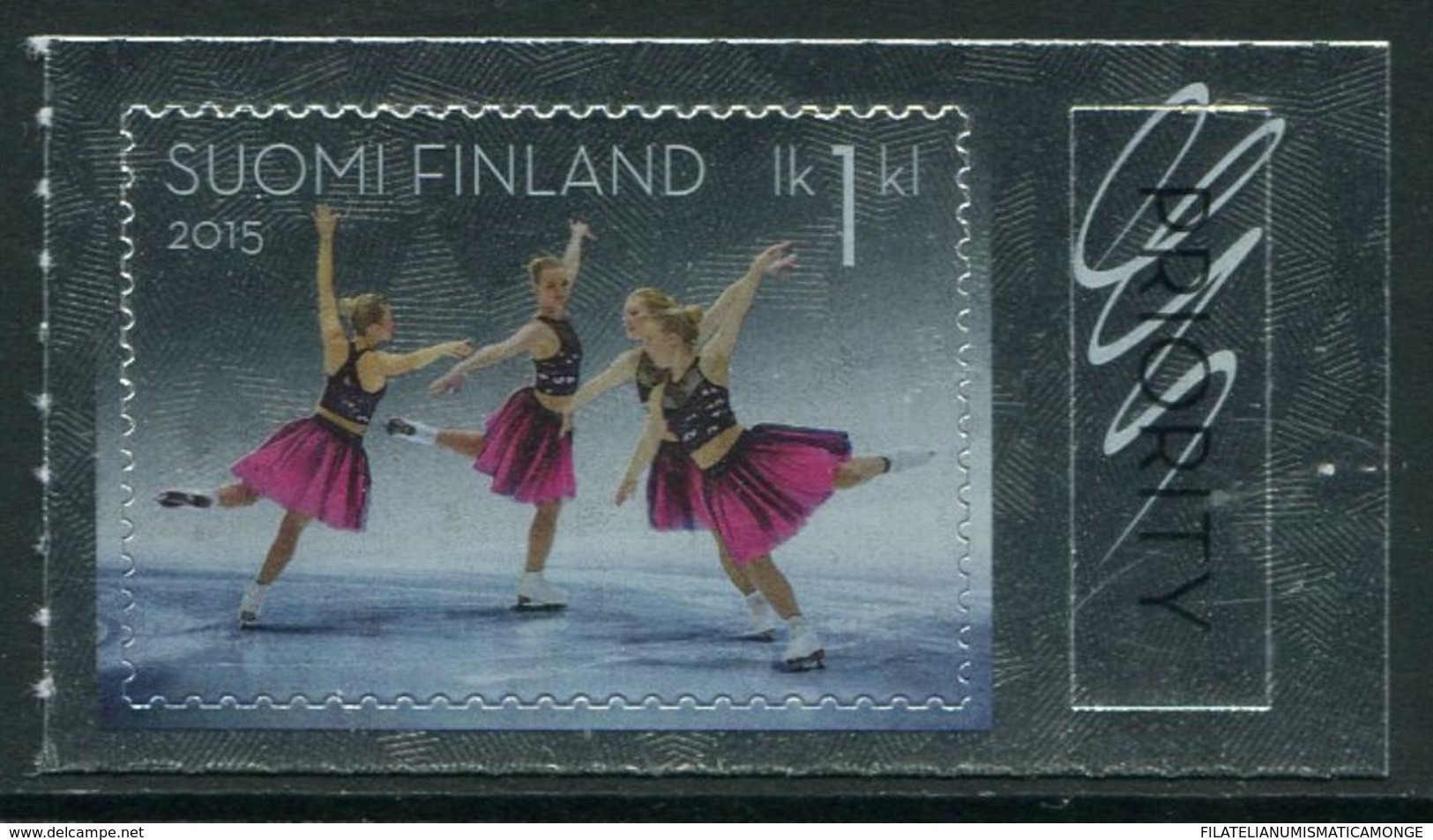 Finlandia 2015  Yvert Tellier  2327 Patinaje Artistico  ** - Neufs