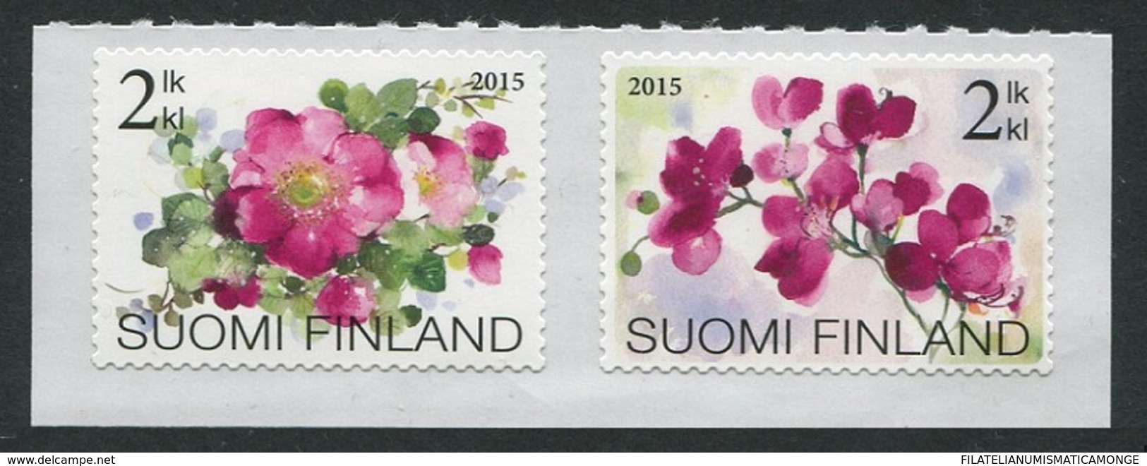 Finlandia 2015  Yvert Tellier  2358/59 Flora: Flores (2v) ** - Neufs