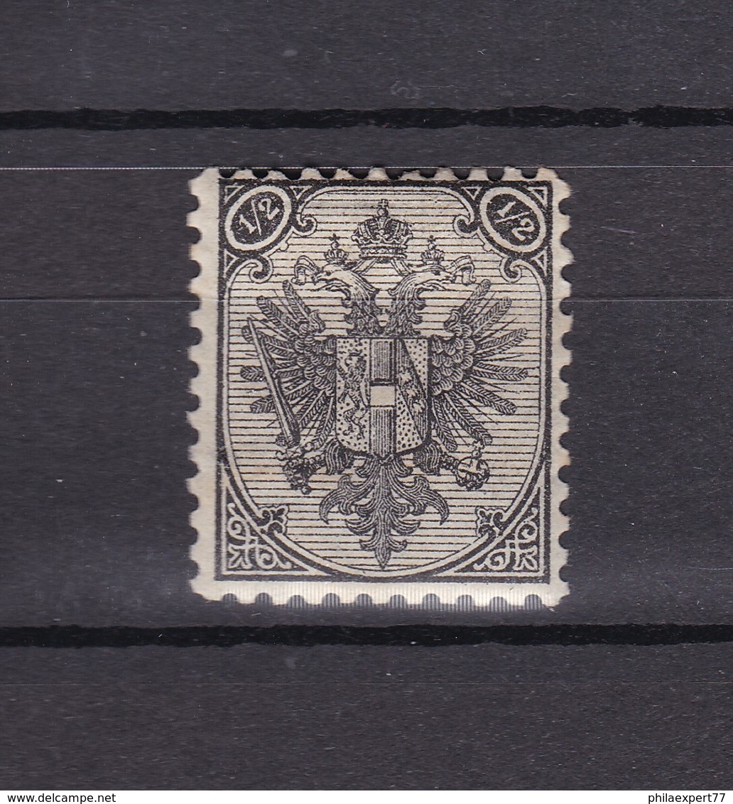 Bosnien-Herzegowina - Österreichische Besetzung - 1890 - Michel Nr. 9 I M - Gez. 11 1/2 - Mit Wz. Teil. - 50 Euro - Bosnien-Herzegowina