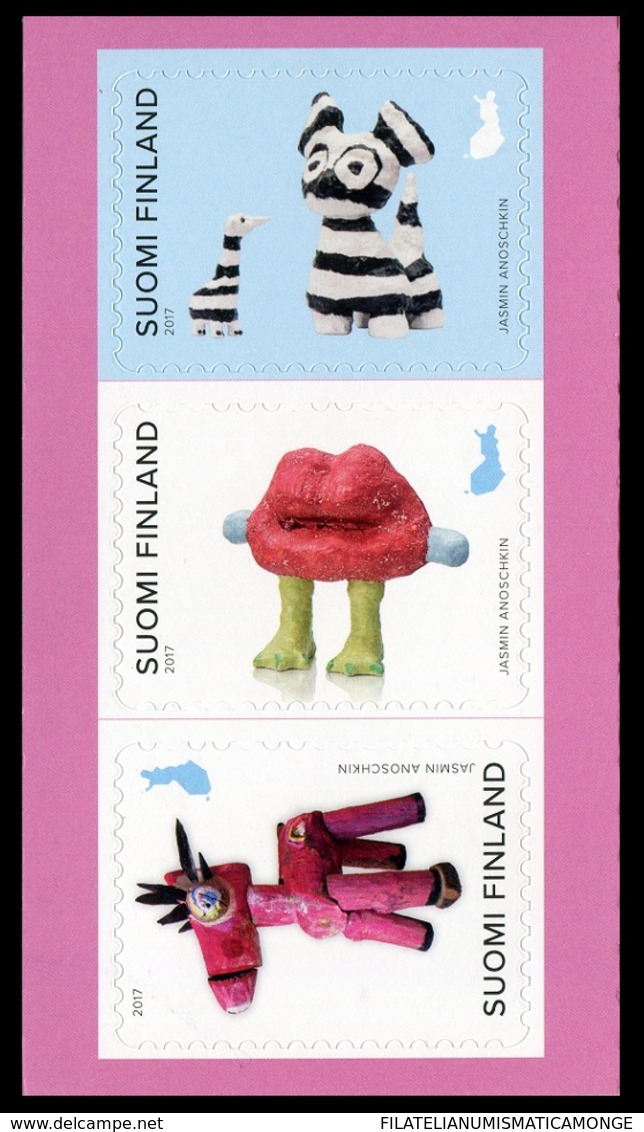 Finlandia 2017  Yvert Tellier  2502/04 Arte - 3v De Crn ** - Unused Stamps
