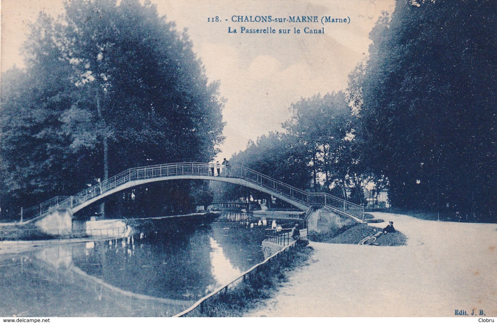 51 Chalons Sur Marne, La Passerelle Sur Le Canal - Châlons-sur-Marne