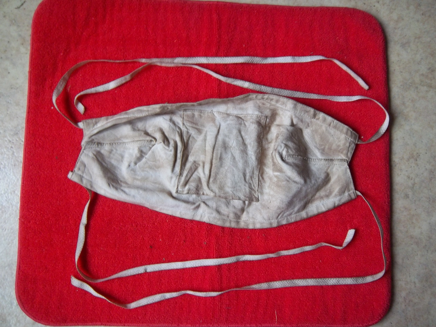 Masque à Gaz En Toile -1915 -Tampons P2 - 1914-18