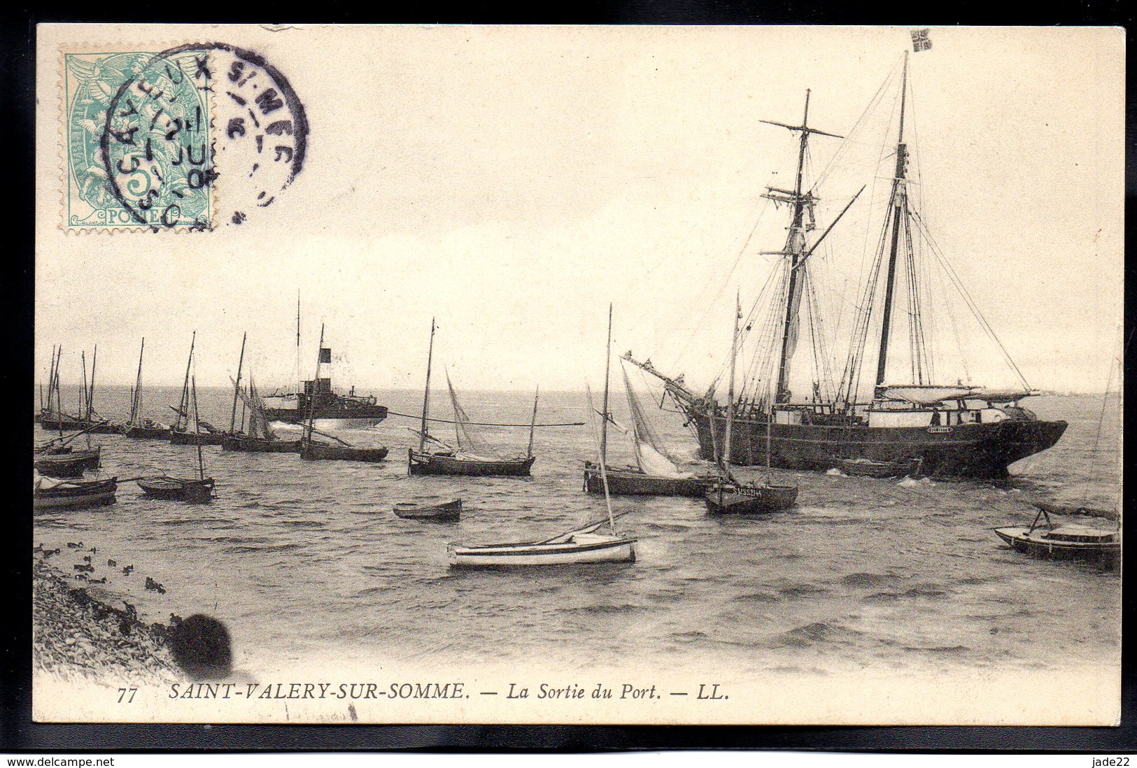 SAINT VALERY SUR SOMME 80 - La Sortie Du Port - #B171 - Saint Valery Sur Somme