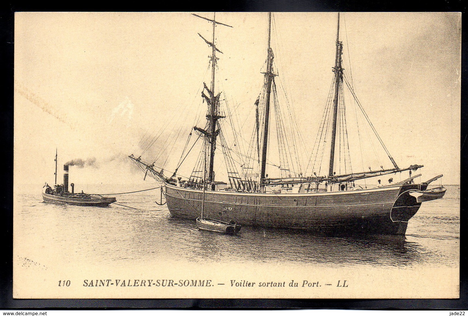 SAINT VALERY SUR SOMME 80 - Voilier Sortant Du Port - #B174 - Saint Valery Sur Somme