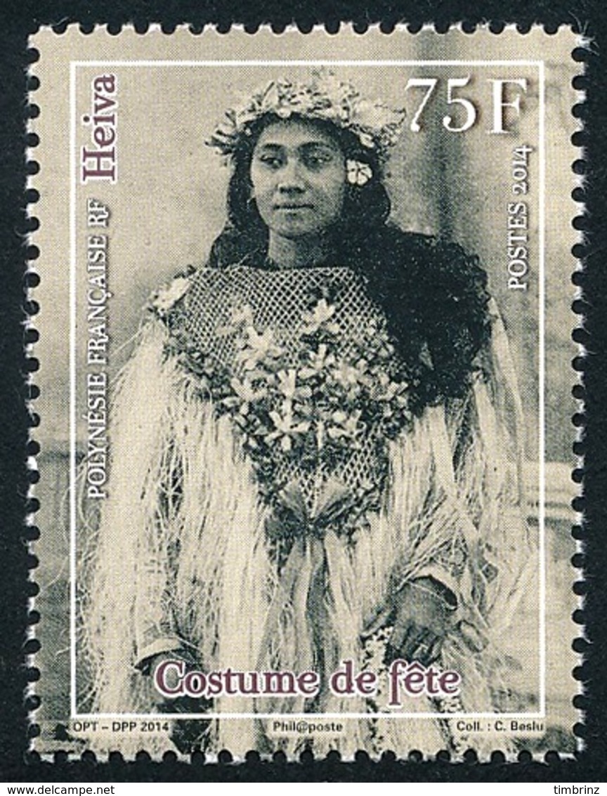 POLYNESIE 2014 - Yv. 1070 **  - Heiva. Costume De Fête  ..Réf.POL24968 - Unused Stamps