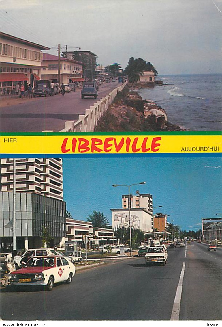 GABON - LIBREVILLE - Deux Aspects Du Boulevard De L'indépendance - Gabon