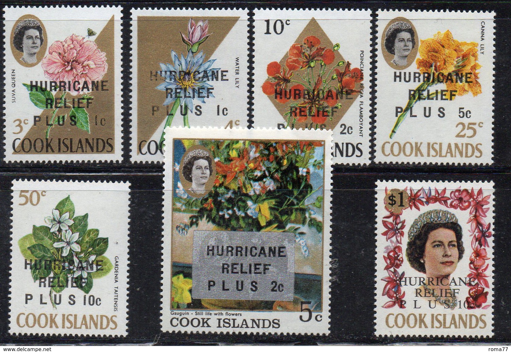 1082 - COOK ISLANDS 1968 , La Serie 172/178 *** - Islas Cook