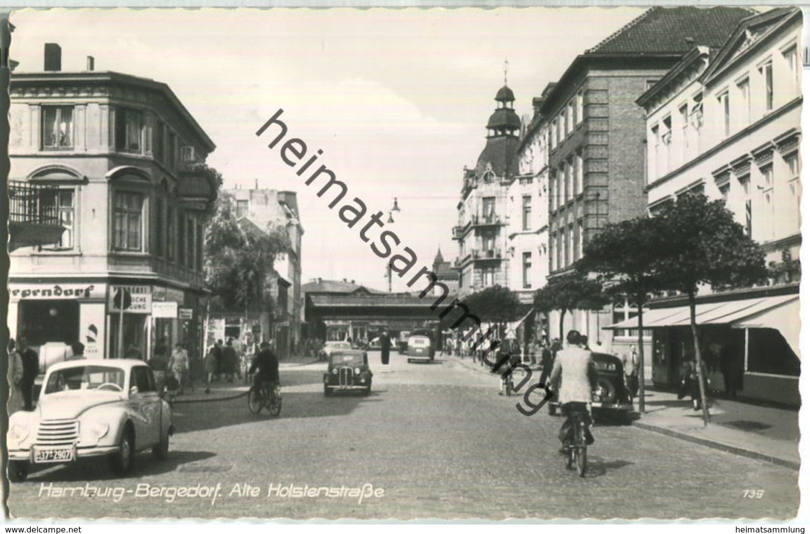 Hamburg-Bergedorf - Alte Holstenstraße - Foto-Ansichtskarte - Verlag Ferd. Lagerbauer & Co. Hamburg - Bergedorf