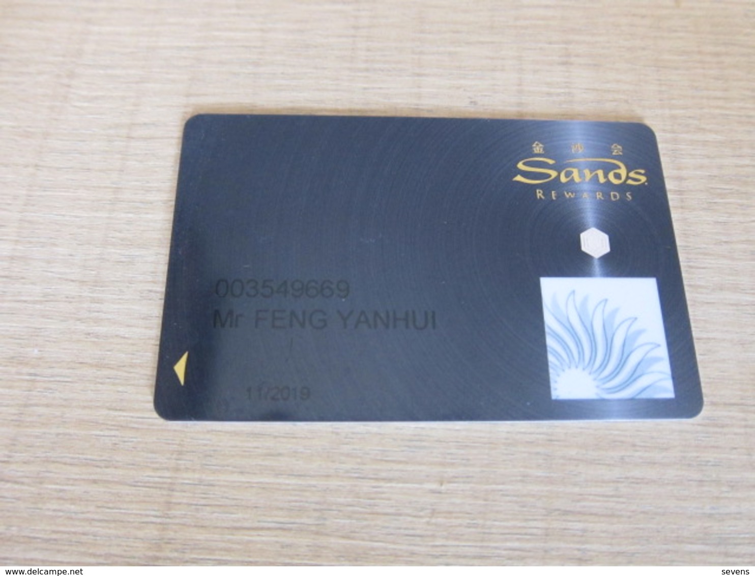 Sands Rewards,Venetian Macau,diamond Level - Casino Cards