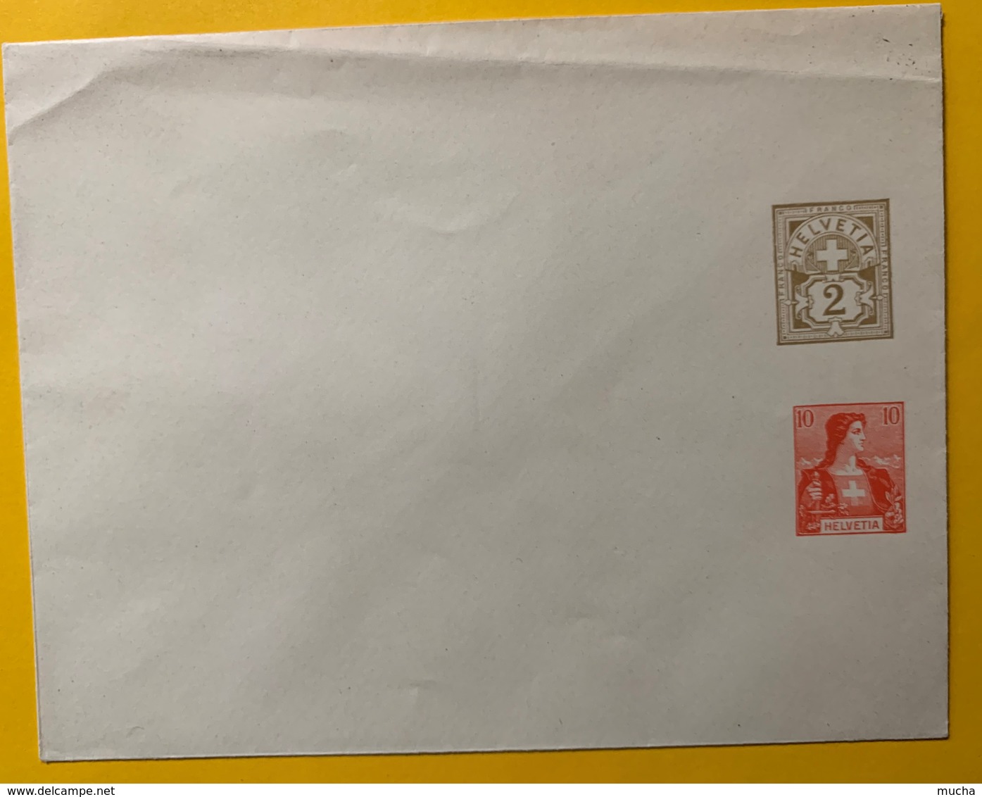 9332 -  Enveloppe Entier Postal Privé 2 Ct & 10c E.Ruef Bern - Entiers Postaux