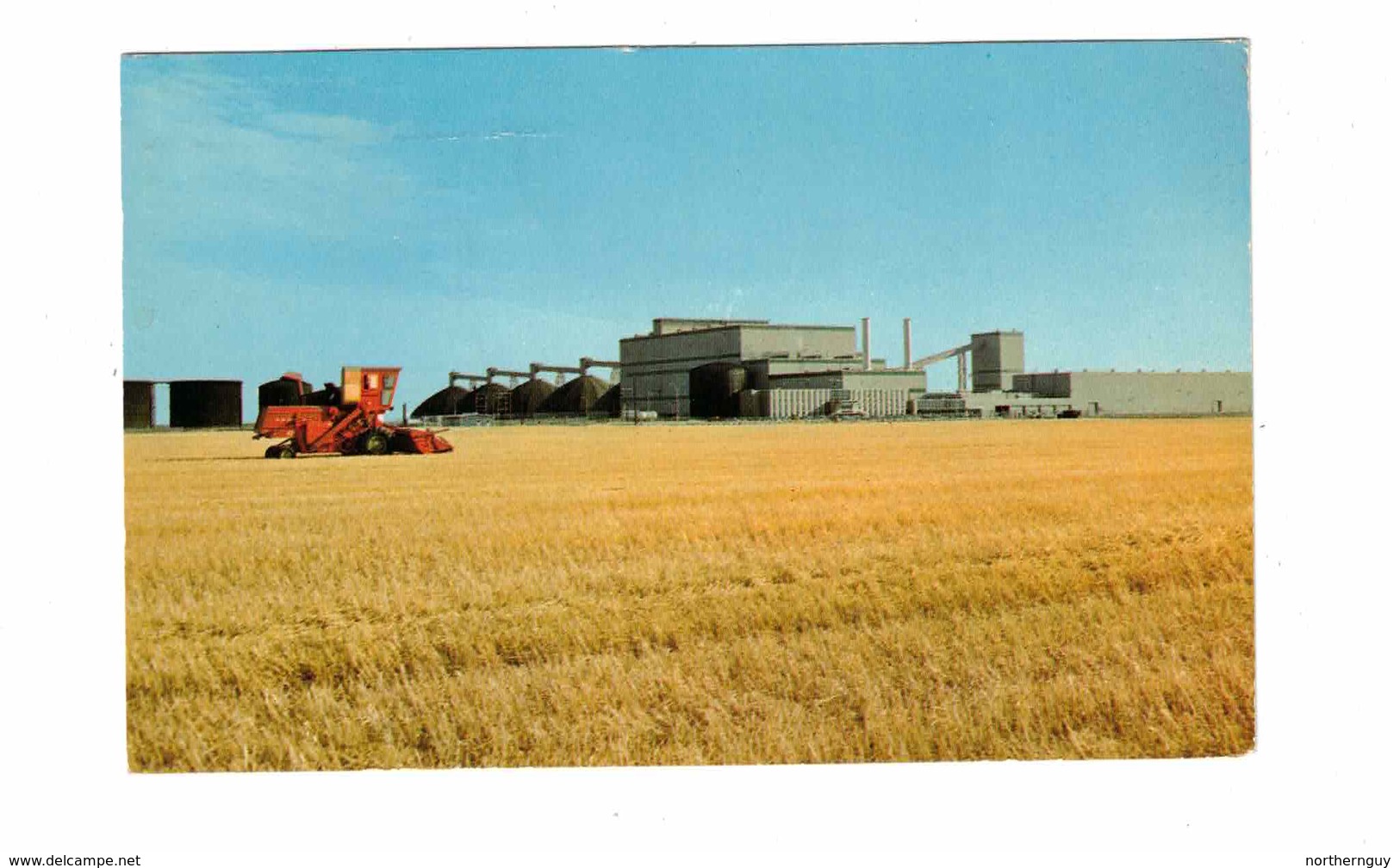 SASKATCHEWAN, Canada, Potash Plant, 1969 Chrome Postcard - Sonstige & Ohne Zuordnung