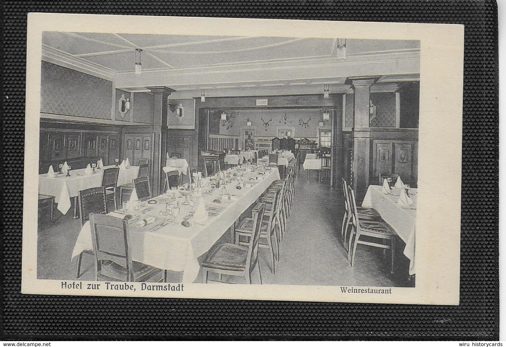 AK 0371  Darmstadt - Hotel Zur Traube ( Weinrestaurant ) / Verlag Urania Um 1920 - Hotels & Gaststätten