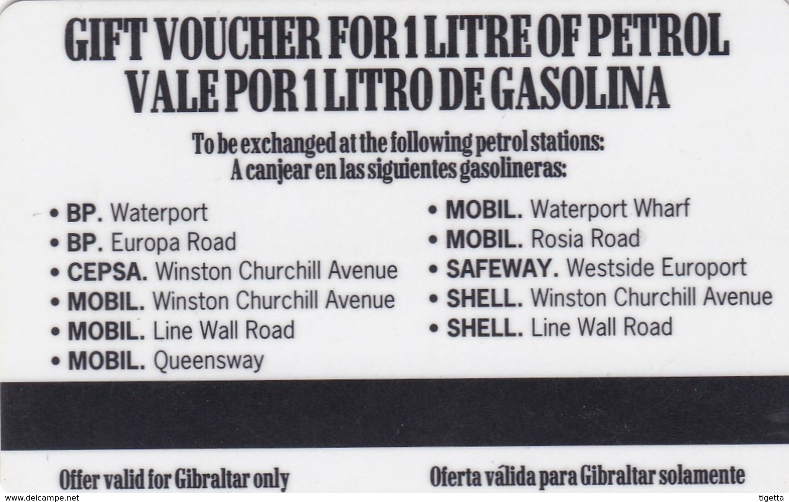 SCHEDE TESSERE SERVIZIO CARBURANTI STAZIONI VARIE NON ATTIVA - Altri & Non Classificati