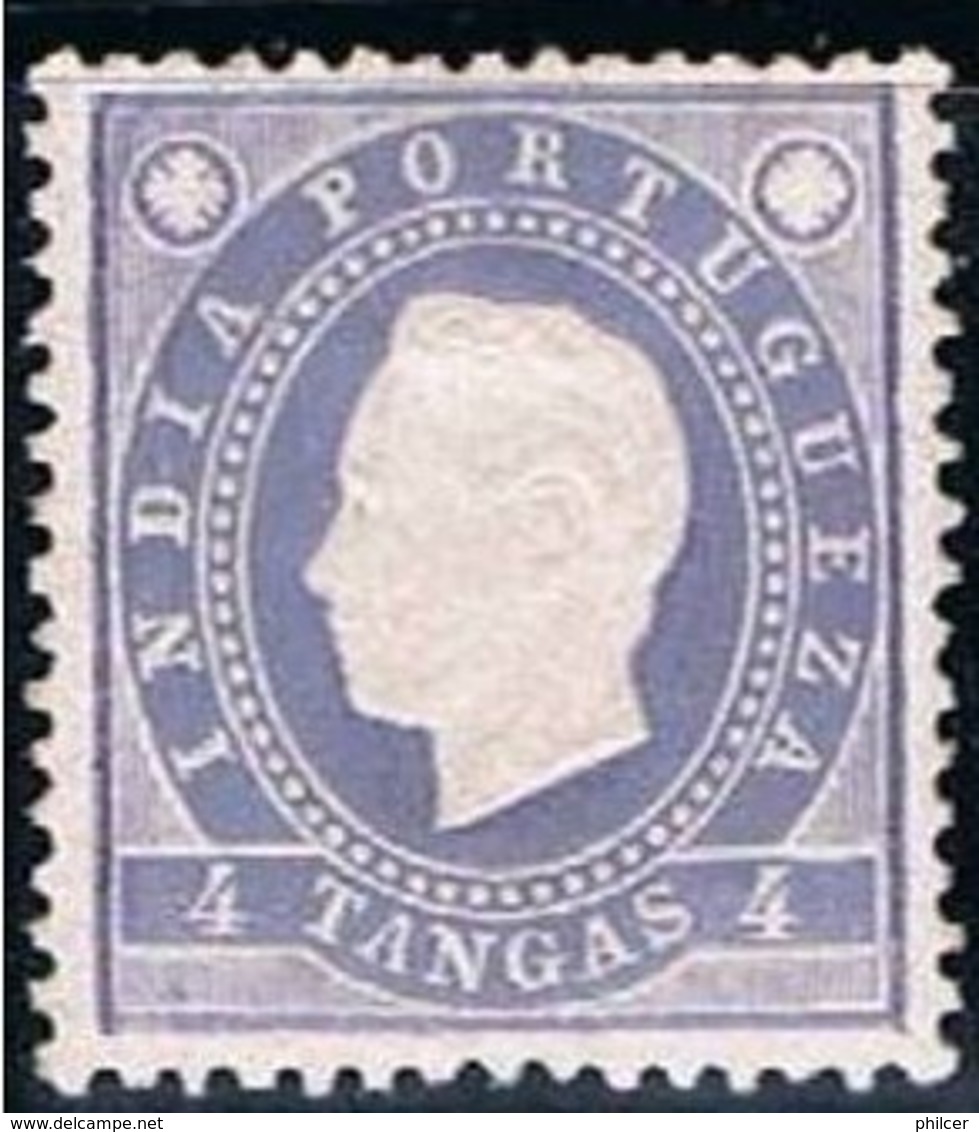 India, 1886, # 137 Dent. 12 1/2, MH - Portuguese India