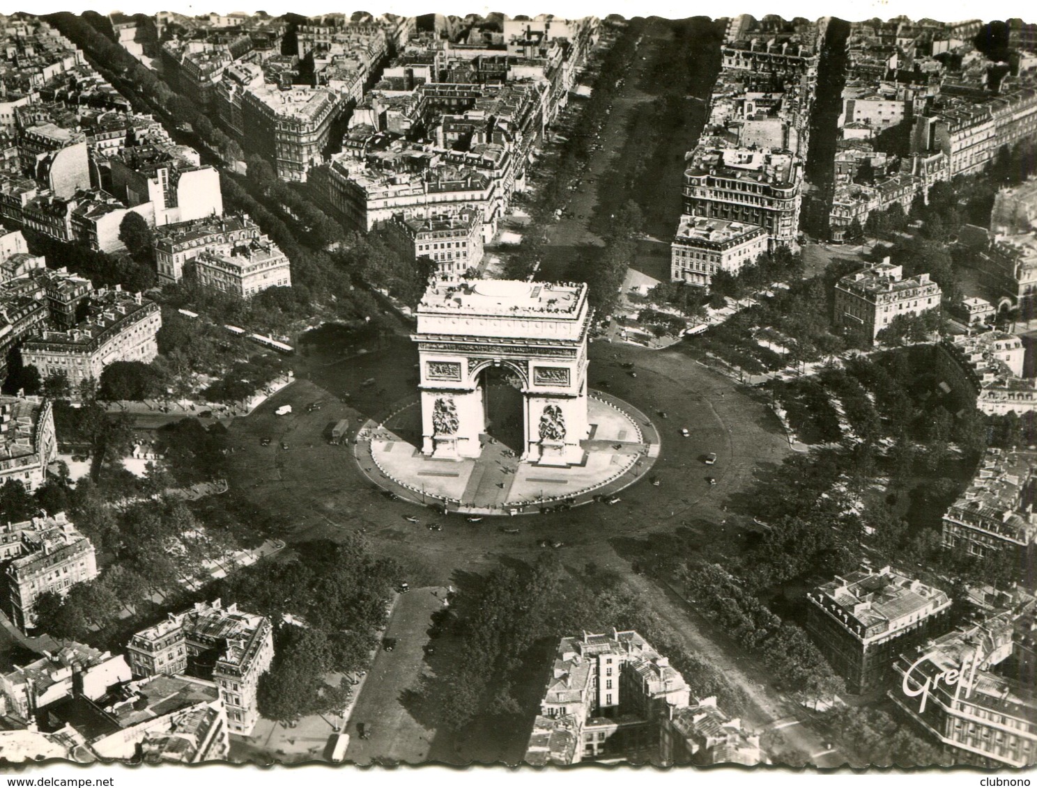 CPSM - PARIS -  PLACE ET ARC DE TRIOMPHE DE L'ETOILE - Triumphbogen