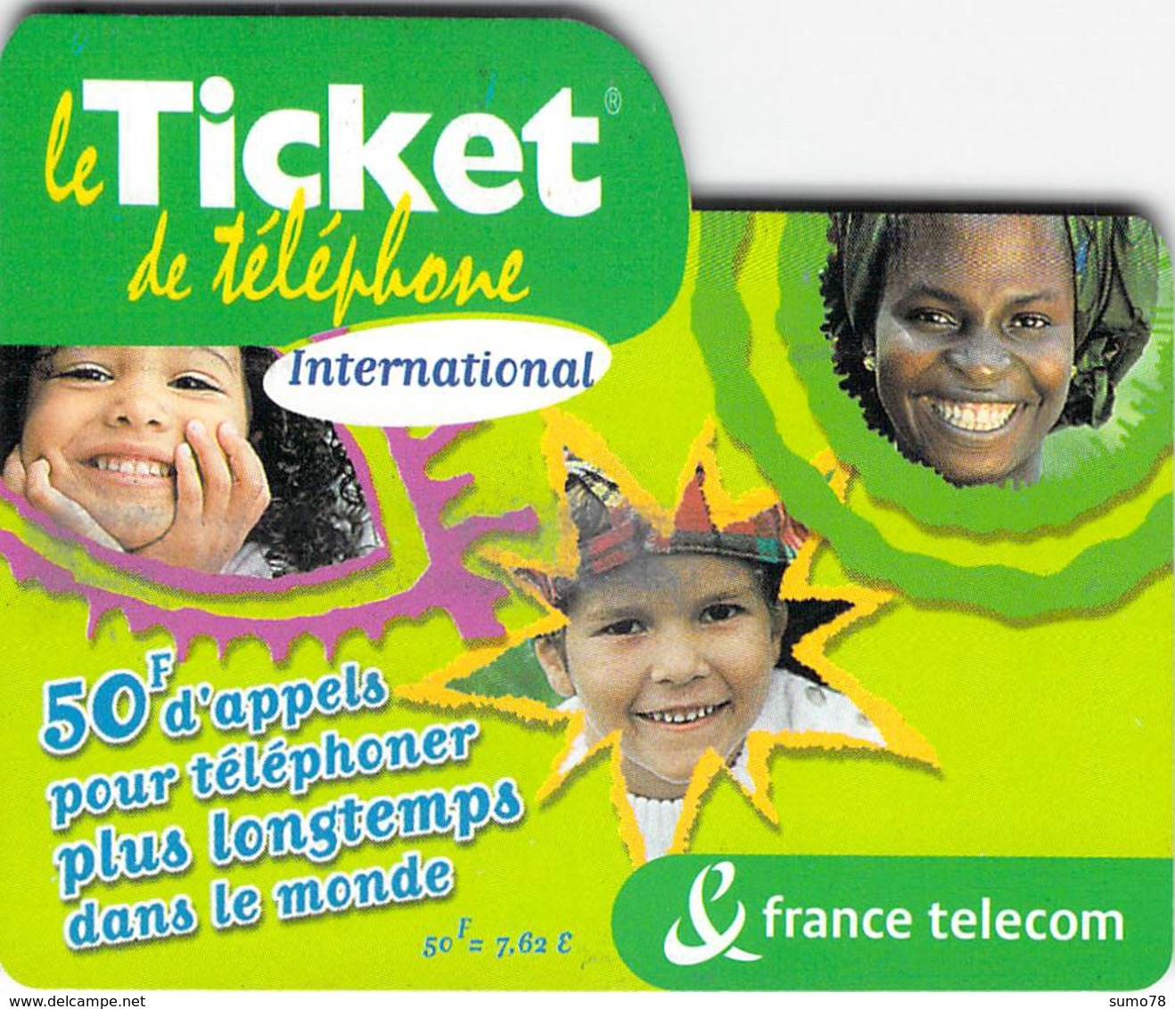 LE TICKET DE TELEPHONE - FRANCE TELECOM - FT