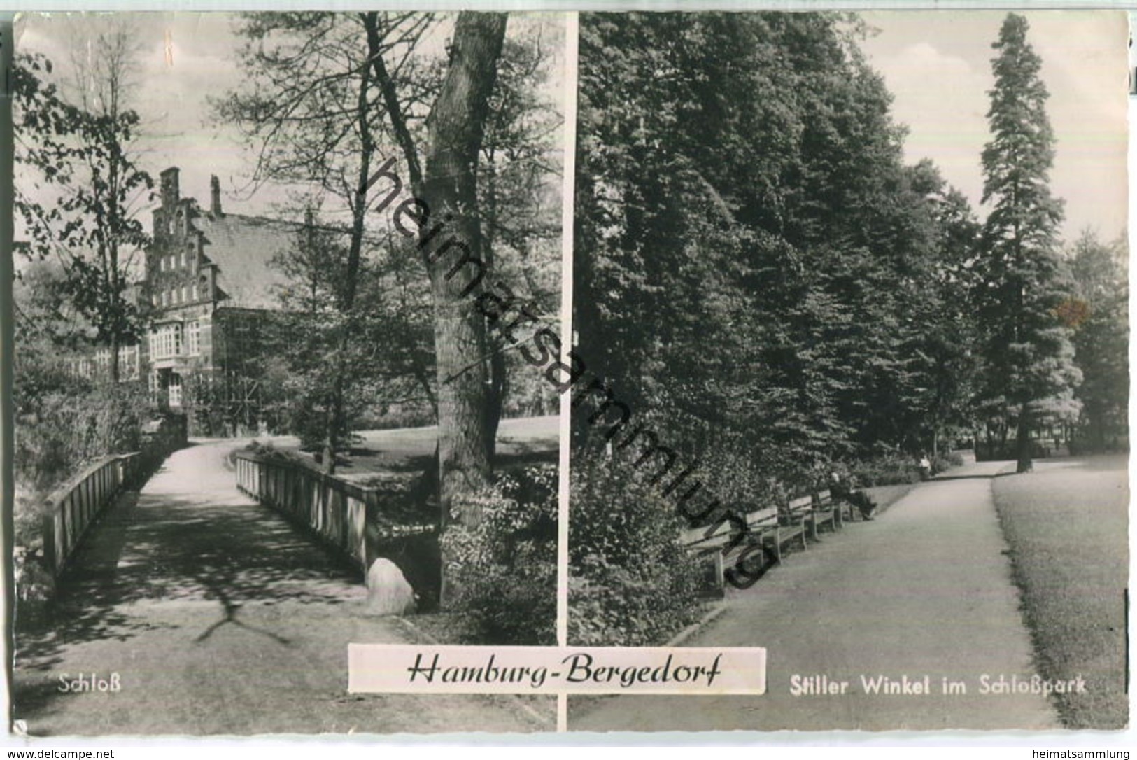 Hamburg-Bergedorf - Schloßpark - Foto-Ansichtskarte - Verlag Rud. Reher Hamburg - Bergedorf