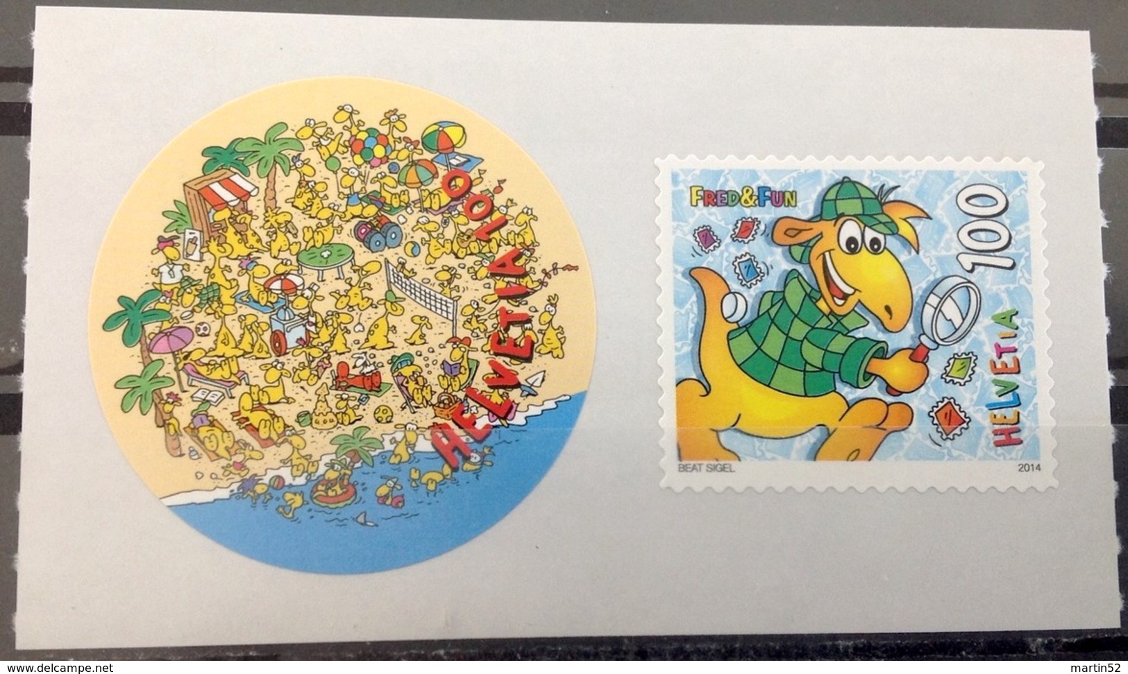 Schweiz Suisse 2014: FRED & FUN Zu 1501-1502 Mi 2336-2337 Yv 2262-2263 ** MNH (Zumstein CHF 5.00) - Comics