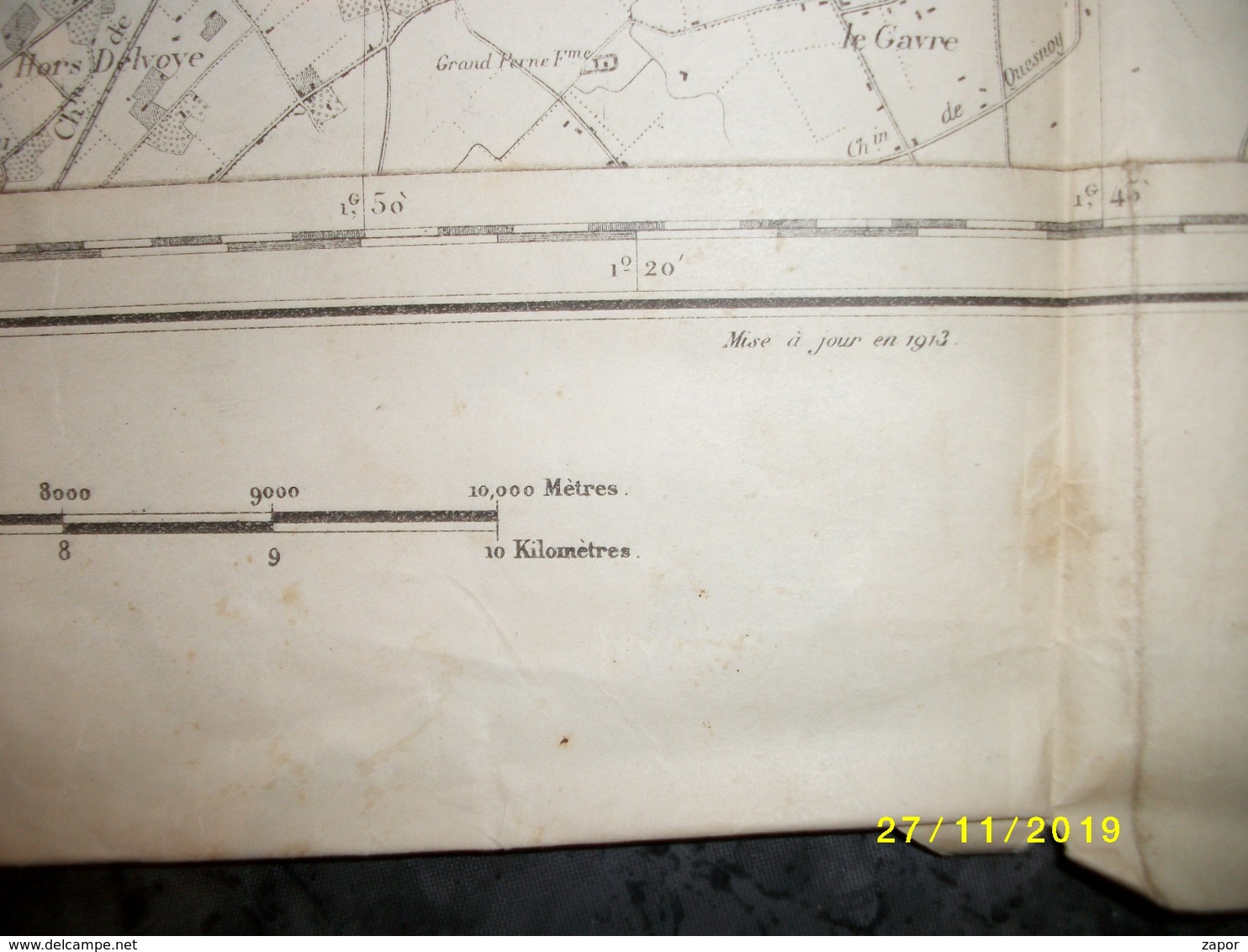 Topografische / Stafkaart Van Ieper (Poperinge - Moorslede - Ledegem - Moorsele - Menen - Wervik - Warneton) - Cartes Topographiques