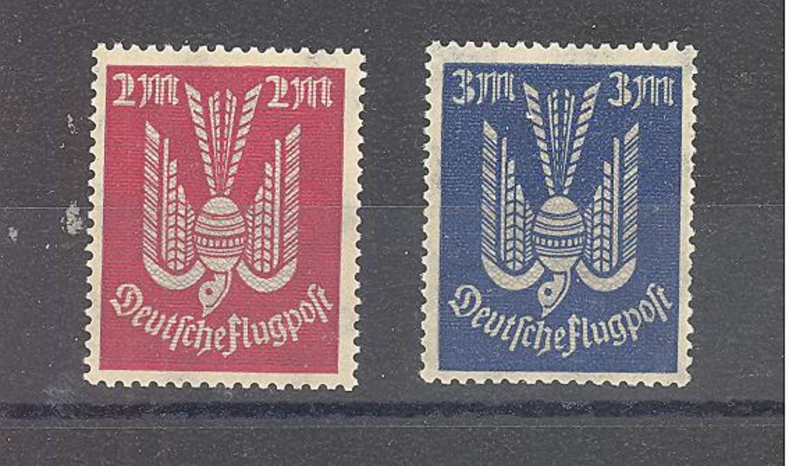 Reich  Michel # 216 - 17**  Gepruft - Unused Stamps