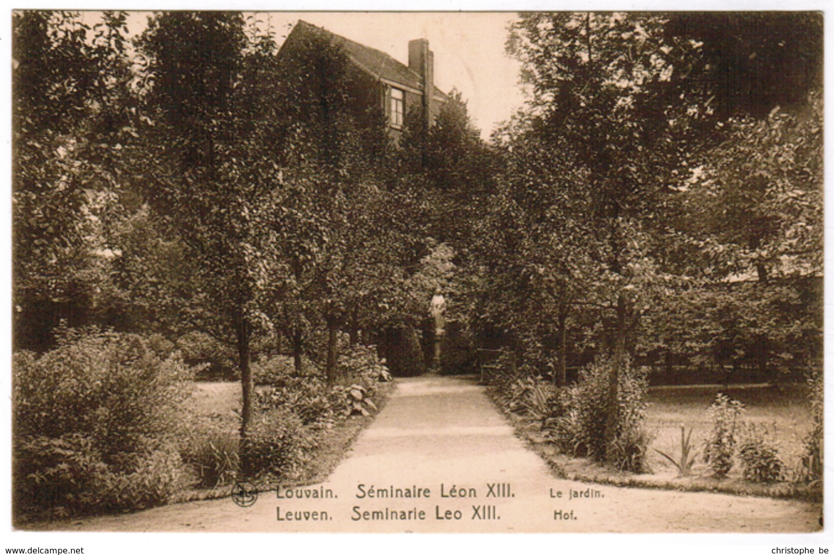 Leuven, Séminarie Léon XIII, Hof, Le Jardin (pk63479) - Leuven