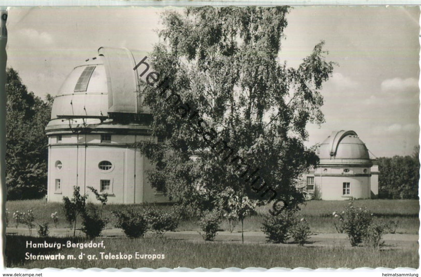 Hamburg-Bergedorf - Sternwarte - Foto-Ansichtskarte - Verlag Rud. Reher Hamburg - Bergedorf