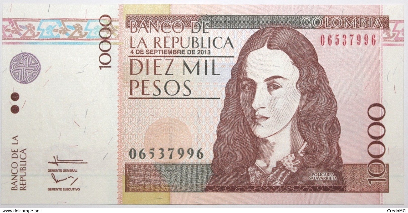 Colombie - 10000 Pesos - 2013 - PICK 453q.2 - NEUF - Colombia