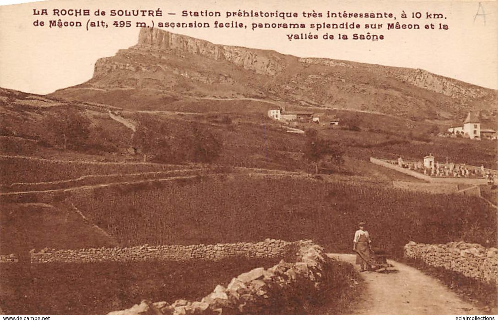 La Roche De Solutré        71        Station Préhistorique        (voir Scan) - Otros & Sin Clasificación