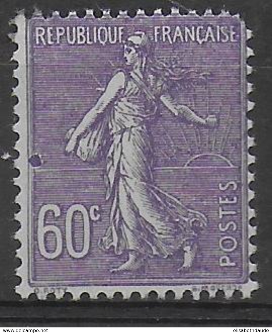 1924 - YVERT N° 200 VARIETE ANNEAU DE LUNE ! ** MNH (UNE DENT COURTE) - COTE = 70 EUR. - SEMEUSE - Neufs